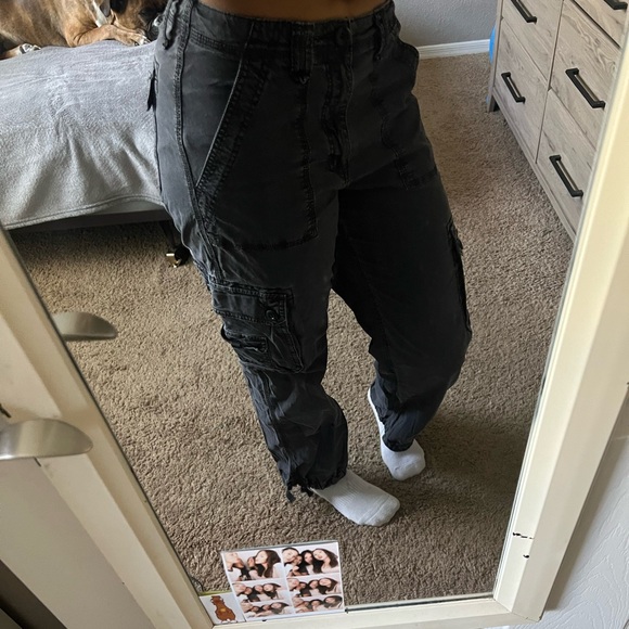 American Eagle Outfitters Denim - AE Stretch Black Cargos